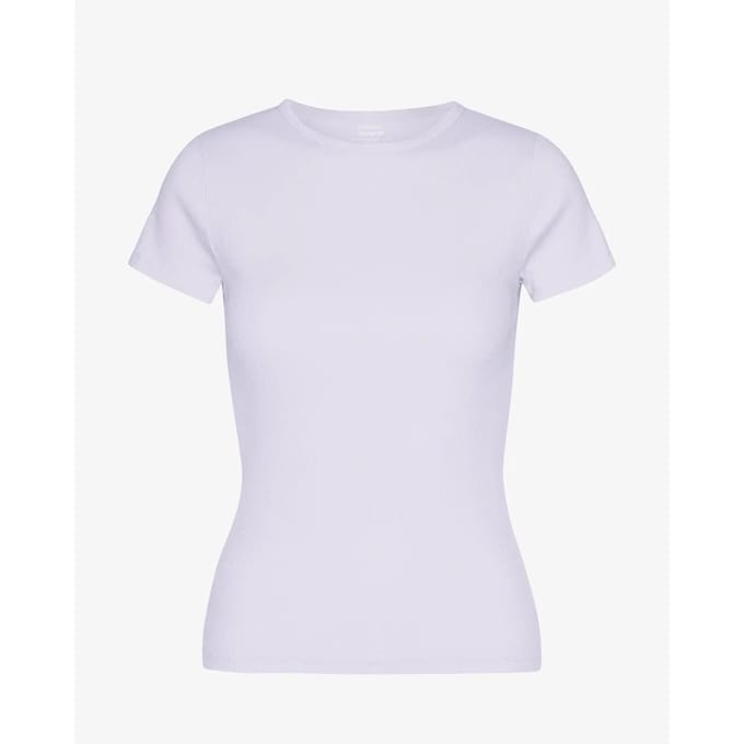 Dames-T-shirt Colorful Standard Organic Rib Soft Lavender