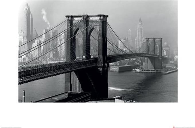 Kunstdruk Time Life - Brooklyn Bride New York 1946 60x80cm