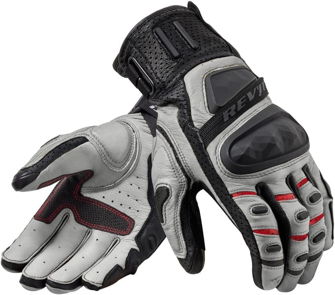 REV'IT! Cayenne 2 Zwart Silver - Maat L - Handschoen