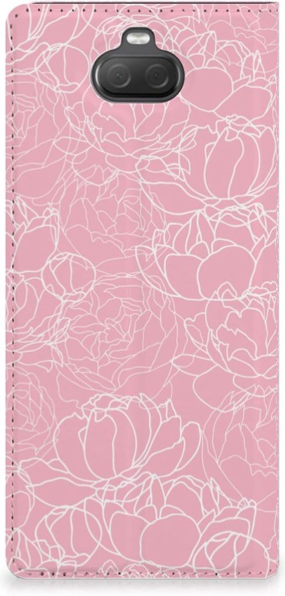 Sony Xperia 10 Plus Smart Cover White Flowers