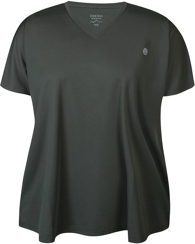 Zhenzi -Annie 1222-T-Shirt S/S Deep Forest maat L=50/52