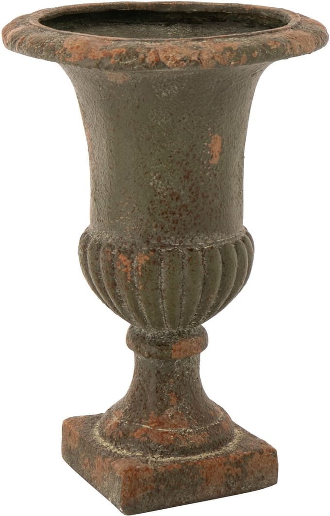 J-Line bloempot Antiek - polyresin - donkergroen - large