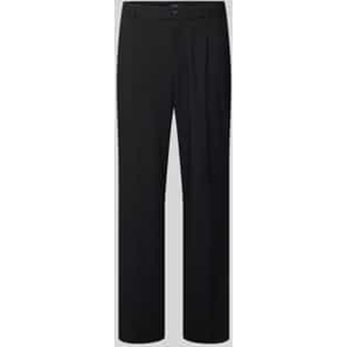 straight fit broek met viscose