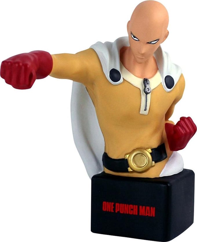 One Punch Man - Saitama Bust Bank (Serious) 20cm