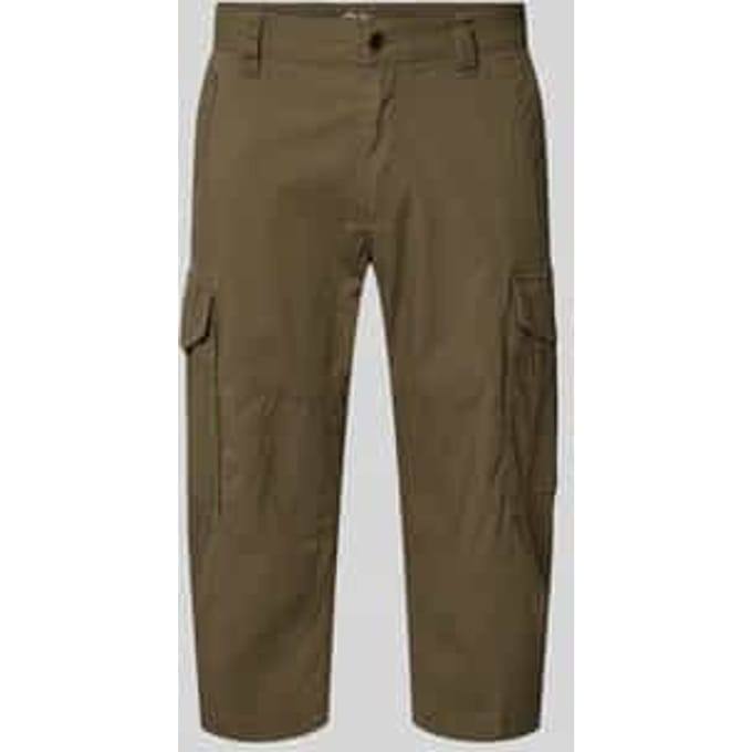 relaxed fit cargoshorts van katoenmix