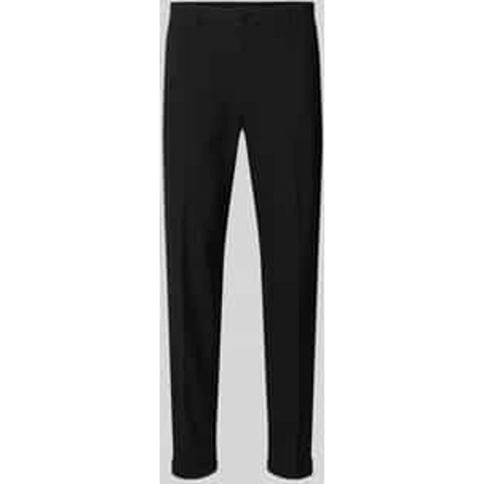 Slim fit stoffen broek Met viscose Model 'MAliam'