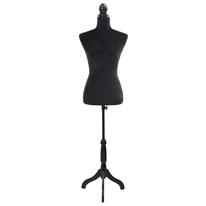 vidaXL - Etalagepop - torso - vrouw - zwart
