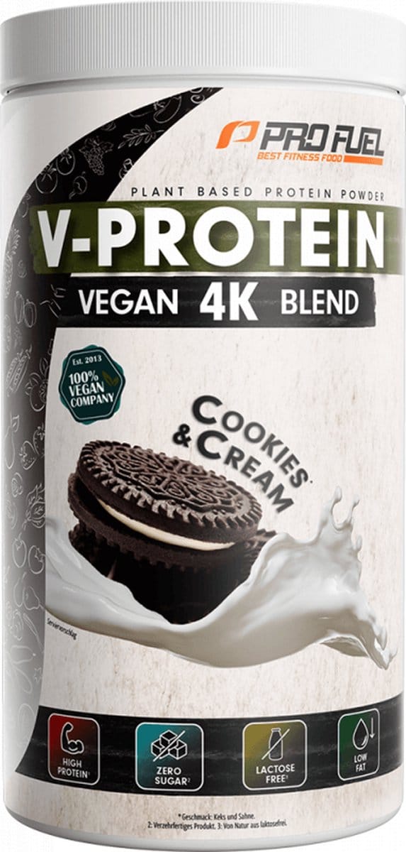ProFuel V-Protein 4K Blend (750g) Cookies & Cream - Eiwitten - Veganistisch eiwit