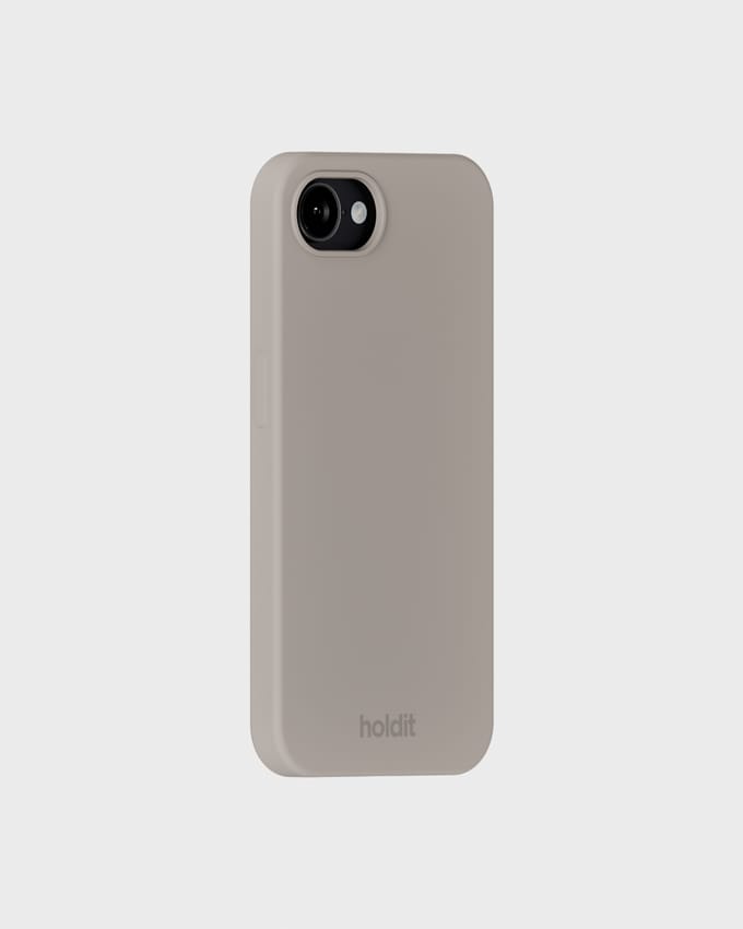 Holdit Silicone Case geschikt voor Apple iPhone 17e / 16e - Taupe