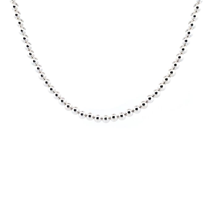 Heaven Eleven - dames - ketting - zilver 925 - 7mm - verstelbaar 40cm + 4cm