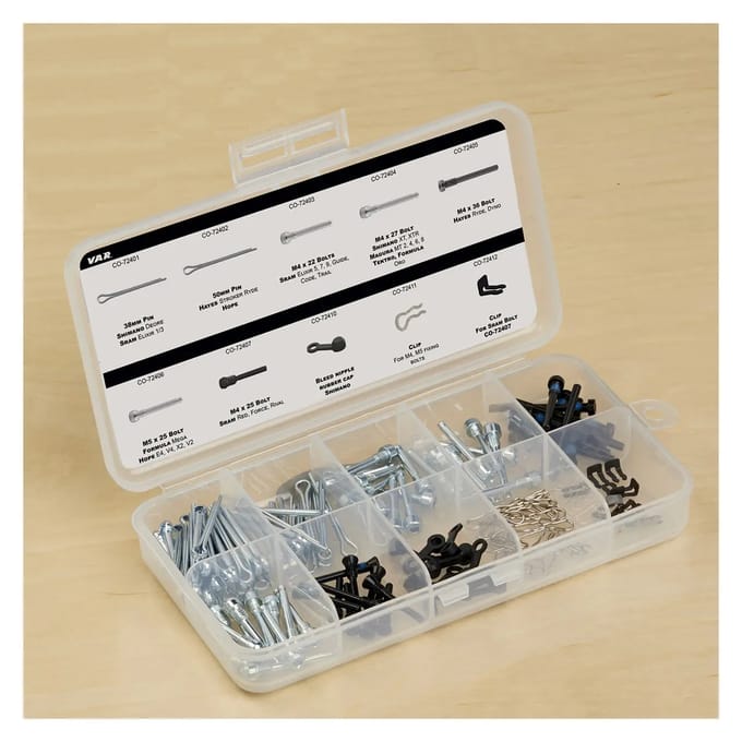 Remblok schroef en pen kit Var
