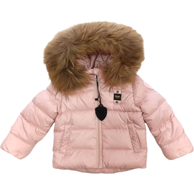 Blauer - Down jacket 506 Roze C/pelliccia 24WBBXC02550