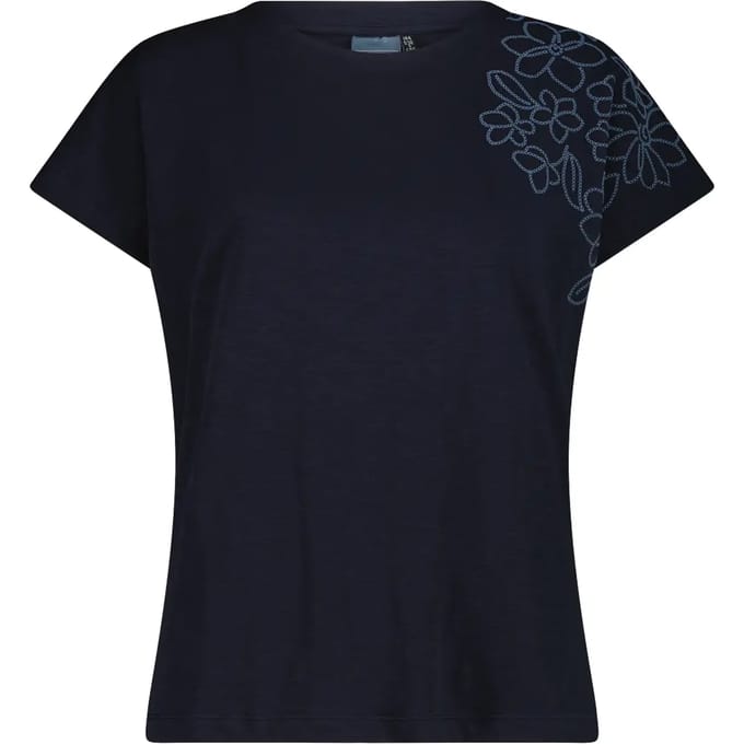 T-shirt van rekbare katoen jersey dames CMP