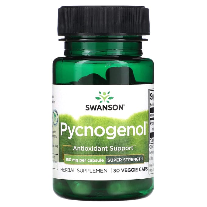 Pycnogénol, Super Puissance, 150 mg, 30 Gélules Végétales