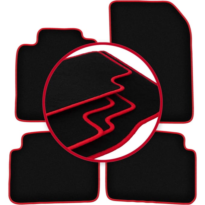 CARLUX-RED automatten voor: Renault Vel Satis liftback, hatchback (2001-2010)