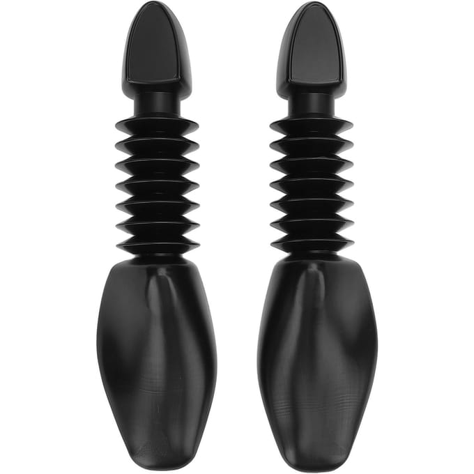 2 Paires Élargisseur de Chaussures Ajustable Support Forme Chaussures pour Pieds Larges black