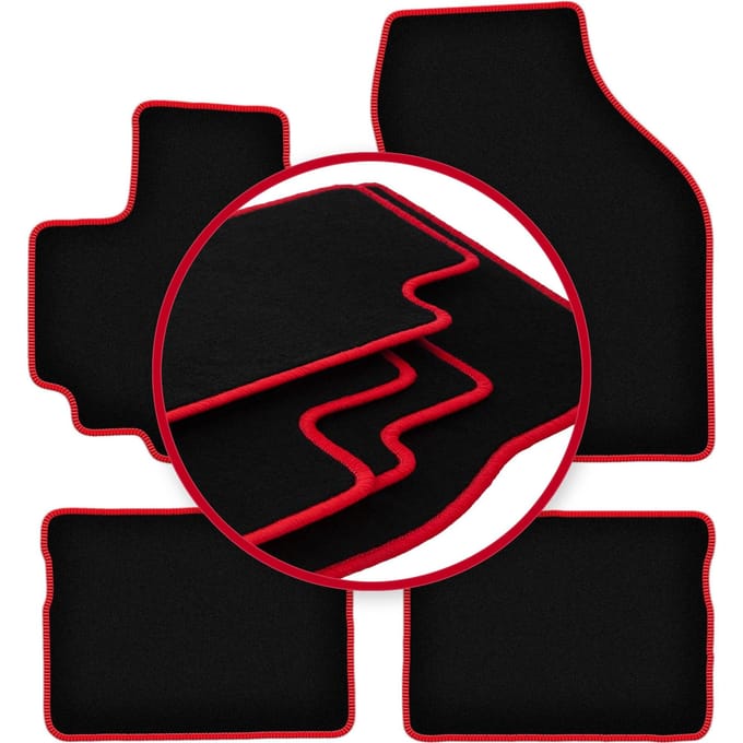 CARLUX-RED automatten voor: Suzuki Celerio hatchback (2014-)