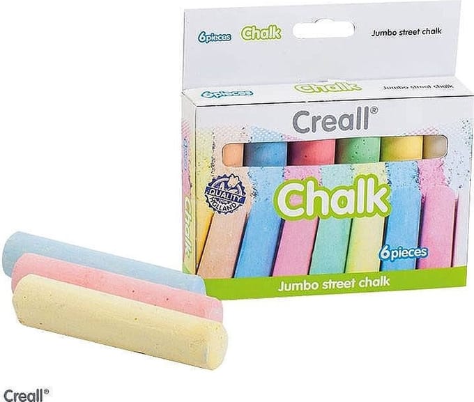 Creall Stoepkrijt 6 stuks
