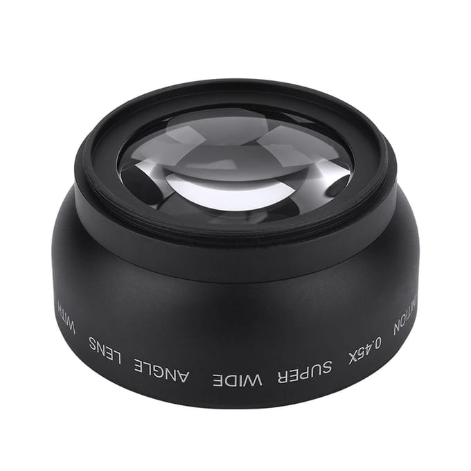 52mm 0.45X Groothoek Universele Conversie Macro Lens voor DSLR's en Digitale Camera's gray