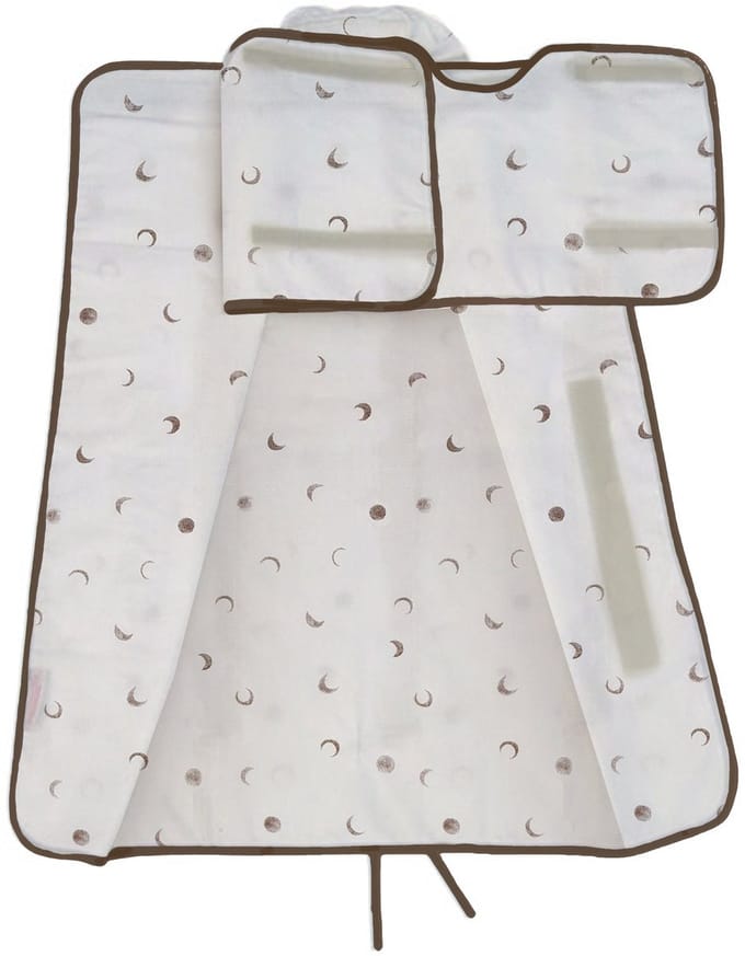 Pacco Plus Large Afbouwdoek - vanaf 6 kg - wit met maan