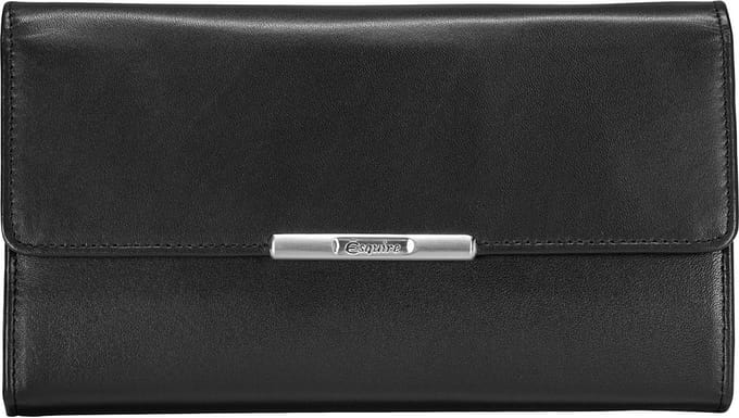 Esquire Helena Portemonnee Leer 18 cm - Dames - Horizontaal - schwarz
