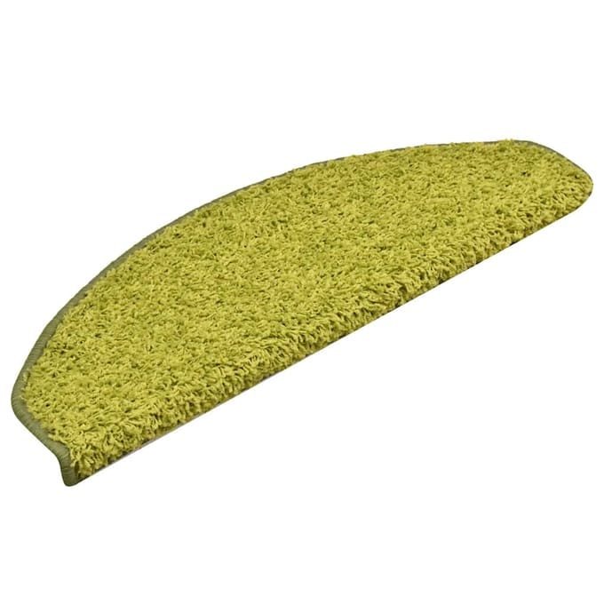 vidaXL - Trapmatten - 30 - stuks - 65x21x4 - cm - Groen - Halfrond - Groot