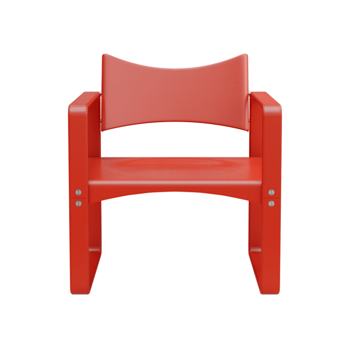 Verpan Fauteuil Serie 270 F - red