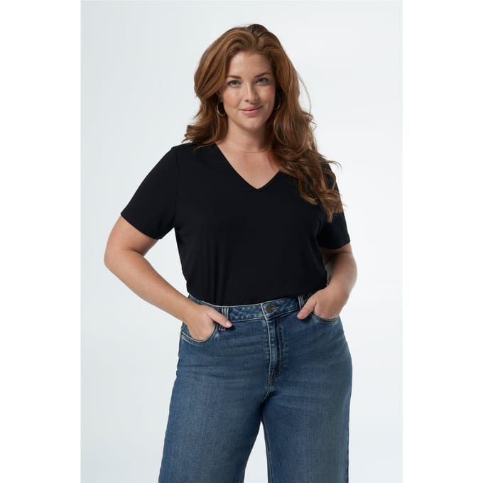 MS Mode T-shirt 2-pack T-shirts met V-hals