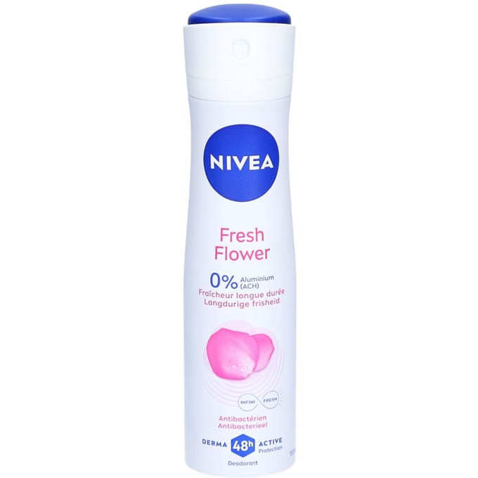 Nivea Fresh Flower 0% Aluminium Deodorant Spray 48h 150