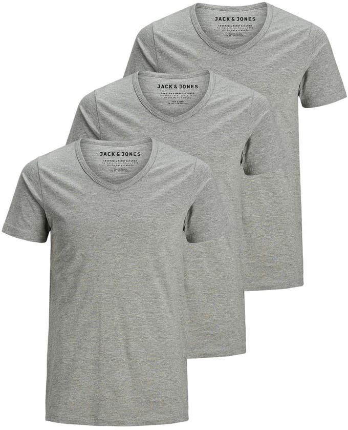 Jack & Jones Heren t-shirt 3 pack Essentials