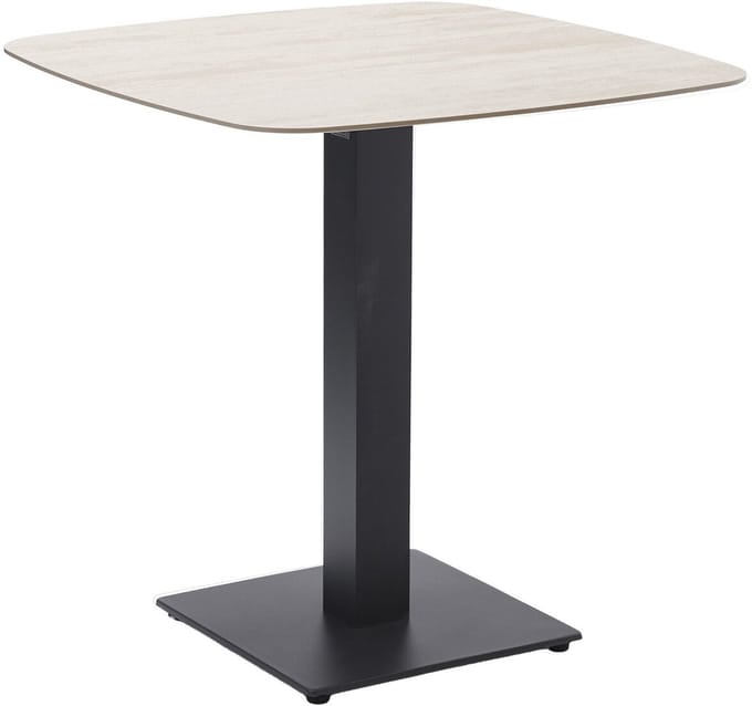 Garden Impressions Tobi bistro tuintafel 75x75 cm - donker grijs