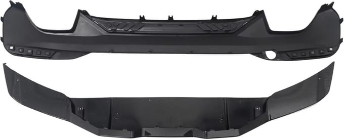 Achterbumper - Voor BMW 5-Serie G30 540i 2017-2020 - Auto accessoires - Diffuser - Carbon stijl