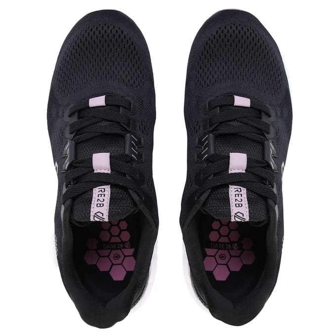 Dare 2B Dames/Dames Hex Rapid Performance Trainers (Zwart/houtroos)