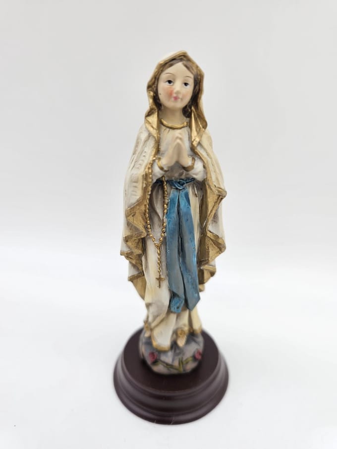 Lourdes - beeld 12,5 cm - materiaal polystone - religieus beeld
