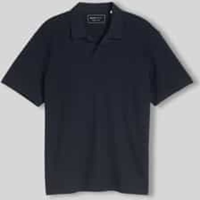 Relaxed fit Poloshirt van Katoenmix