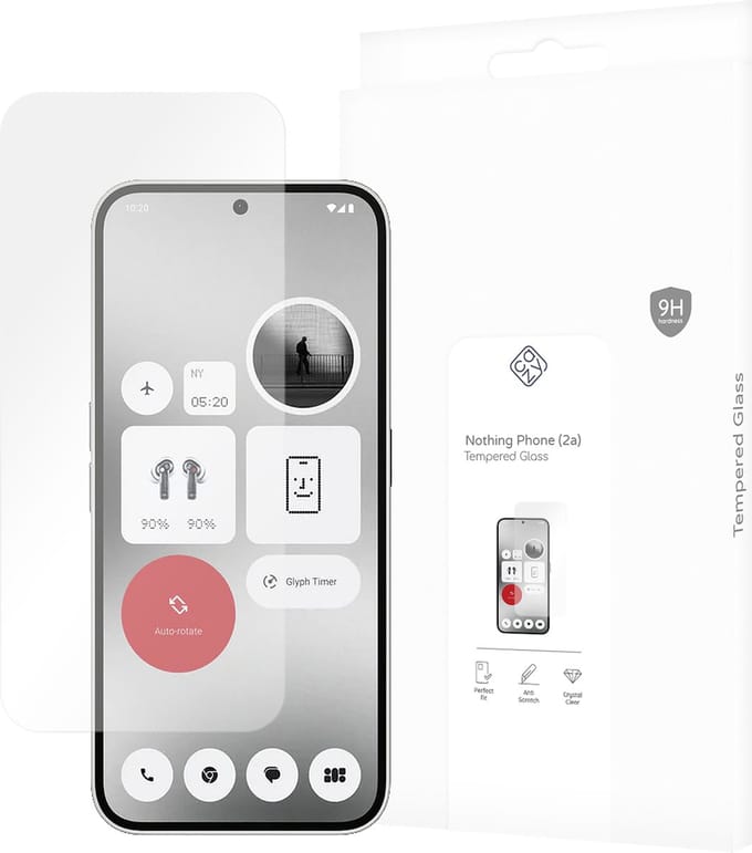 Cazy screenprotector geschikt voor Nothing Phone (2a) / (2a) Plus - Screenprotector Gehard Glas