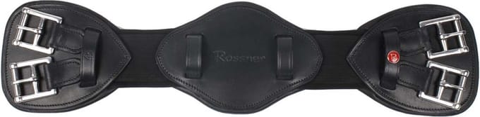 Rossner Easy Go II Dressuursingel - Maat: 45 - Zwart - Leer