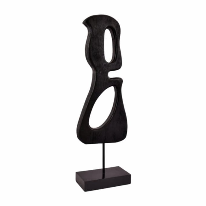 by fonQ Structure Ornament H60 cm - Zwart