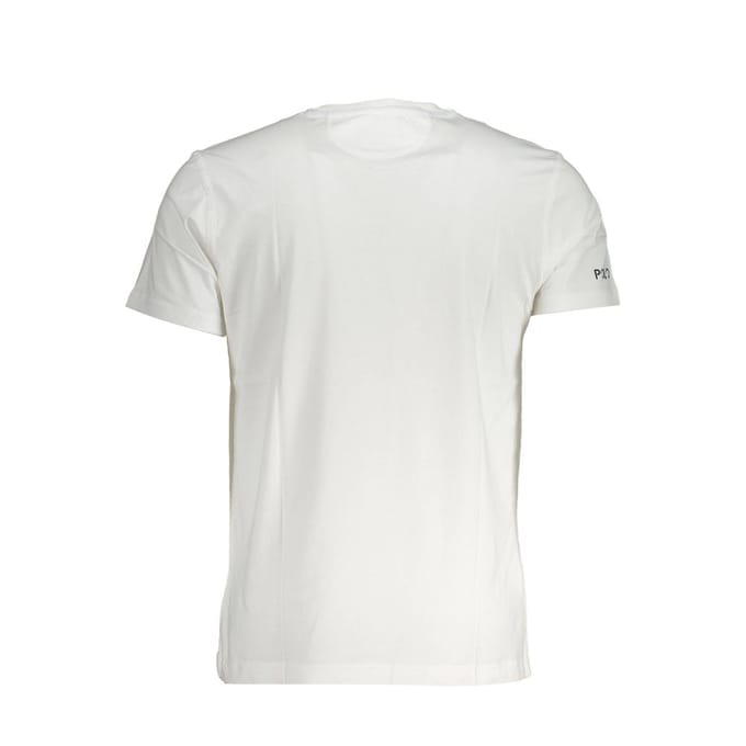 La Martina Bianco Katoenen Heren T-Shirt