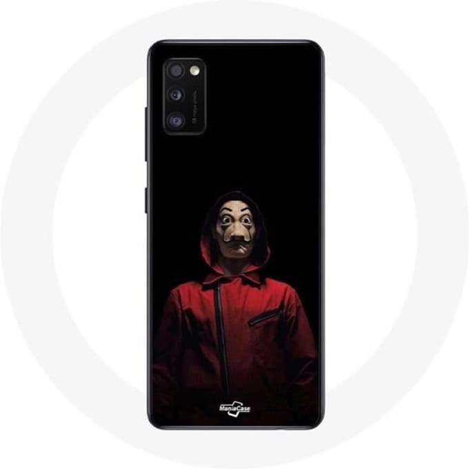 Coque pour samsung galaxy S20 plus La casa de papel Masque Fond Noir