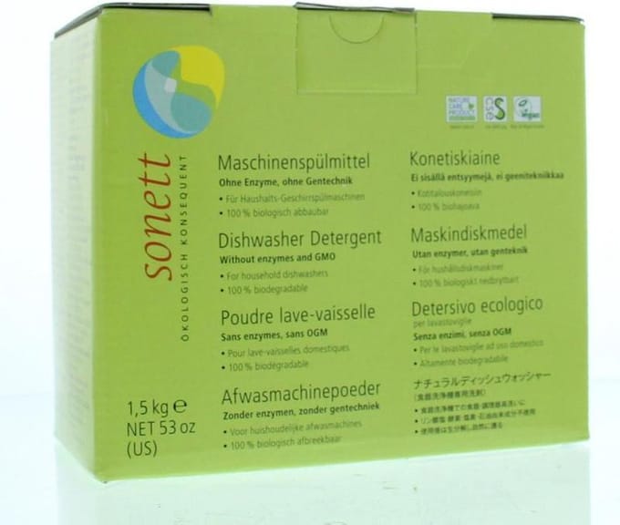 Sonett Vaatwasmachine Poeder - 1,5 kg