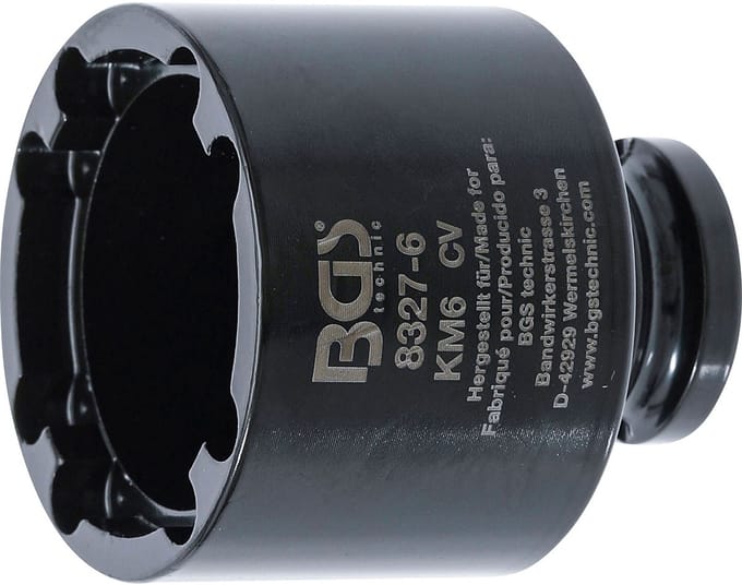 BGS sleufmoersleutel spie binnen KM6 - 8327-6