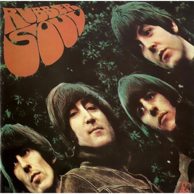 CD BEATLES Rubber Soul CDP7464402 Parlophone 1987 Europa Rock Gebruikt gray