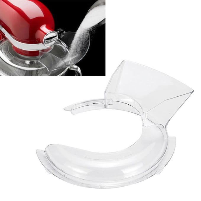 Spatdeksel voor Blender Mixer Spatdeksel Transparant Plastic Roerbekerafdekking voor Keukengereedschap white
