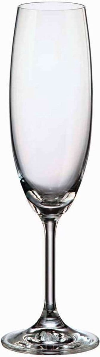 Bohemia Champagneglas kristal 220ml per 6