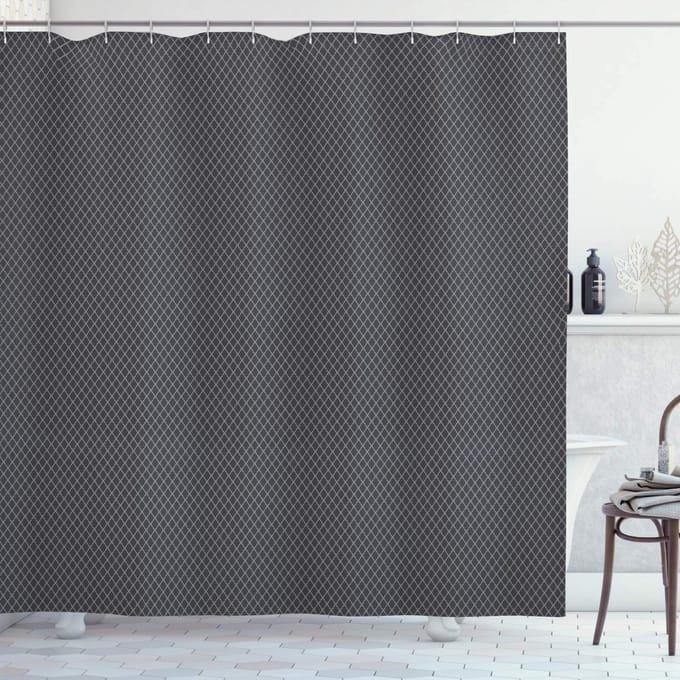 ABAKUHAUS Douchegordijn – Vintage Trellis – 175x220 cm – polyester