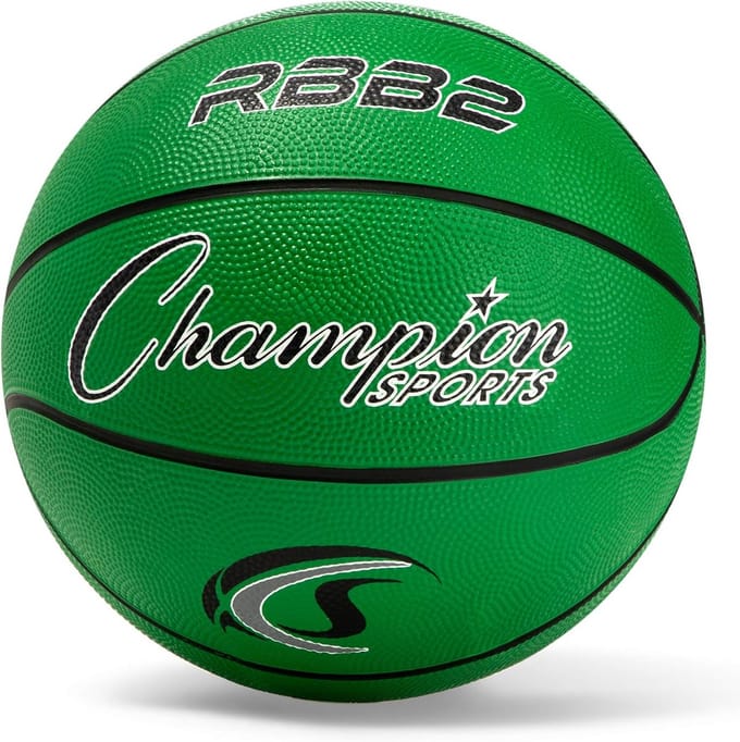 Stevige Rubberen Basketbal - Duurzaam Nylon Binnen en Buiten