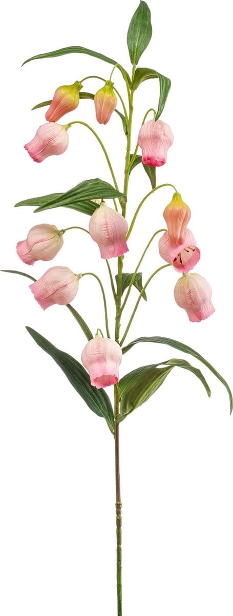 Emerald - Kunstbloem Sandersonia 97cm roze - Kunstplant voor binnen