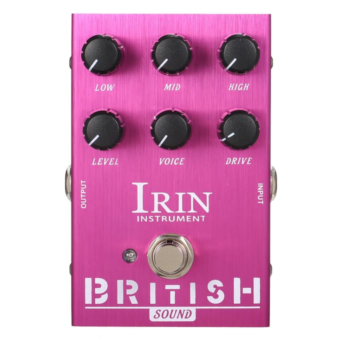 IRIN Mini Gitaar Effectpedaal M-SHALL Luidsprekersimulator Cabinetsimulator Gitaar Effectorpedaal blauw
