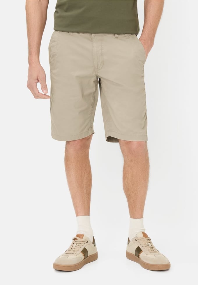 camel active Bermudashorts met rits - Maat menswear-46IN - Beige